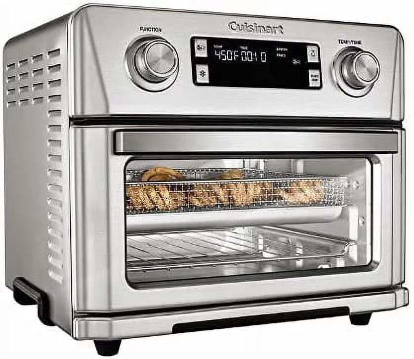 Open Box Cuisinart Digital Model Airfryer Toaster Oven 0.6 cu ft CTOA-130PC2 - Silver