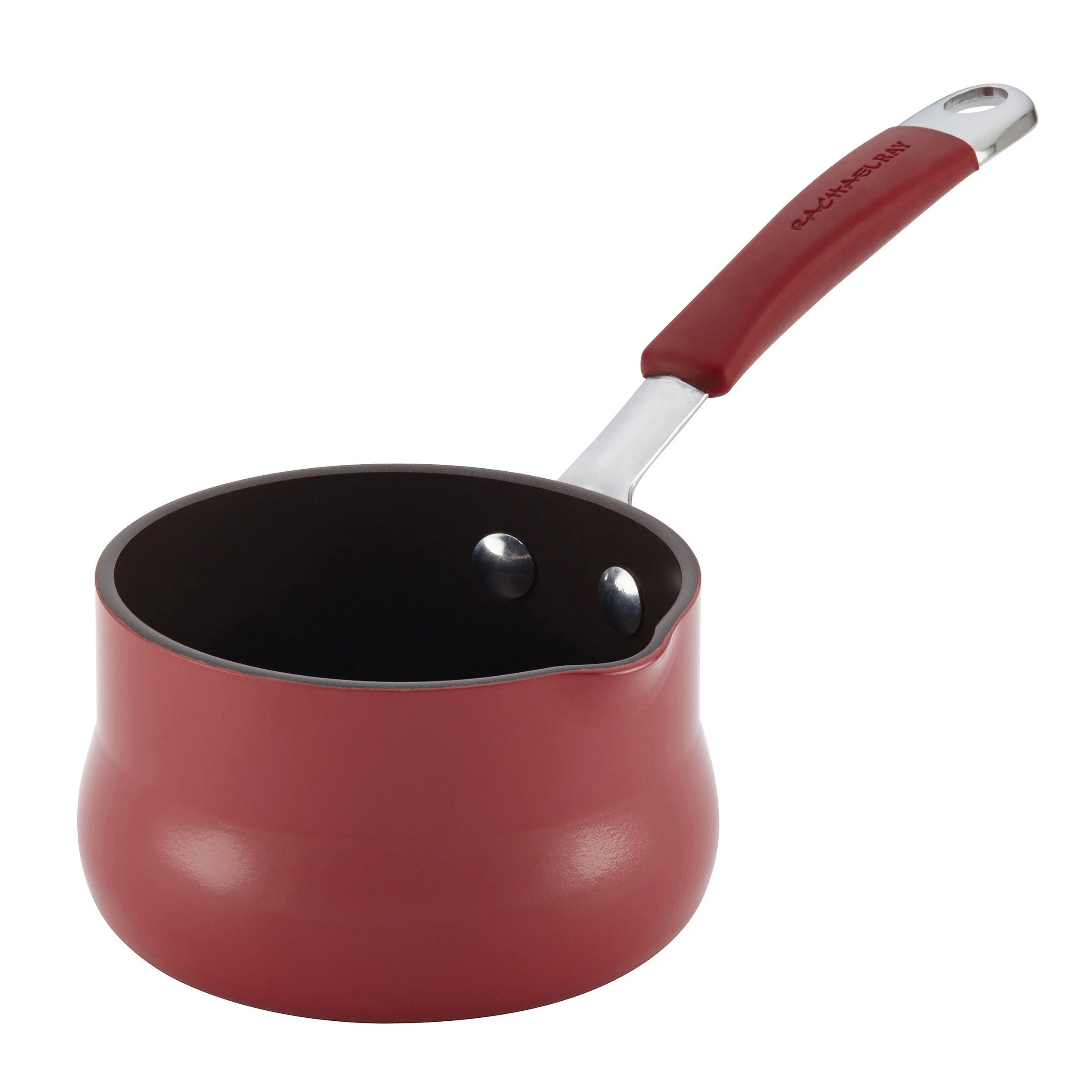 Rachael Ray Cucina Hard Enamel Nonstick Butter Warmer, 0.75-Quart, Agave Blue