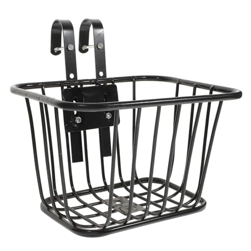 Bike Basket Bicycle Cycling Basket Metal Bike Front Storage Basket Bike Handlebar Basket Holder Riding Storage Gadget Bike Accessories