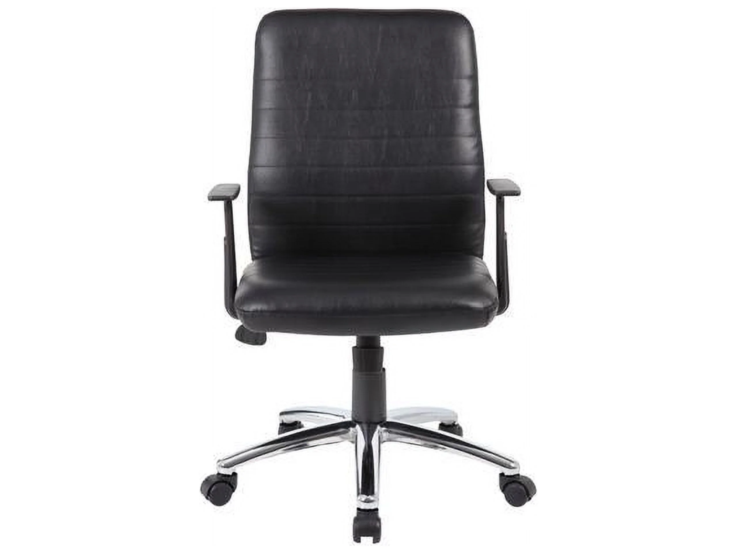 Boss Office Retro Task Chair with Black T-Arms in Black