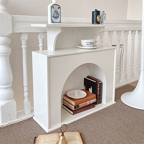 Fireplace Mantel Surround Indoor Fireplace Mantel Freestanding Entertainment Center Electric Fireplace Stove Mantel Trim Surround - Fireplace Stove Mantel Surround for Living Room Fireplace Mantel ( S