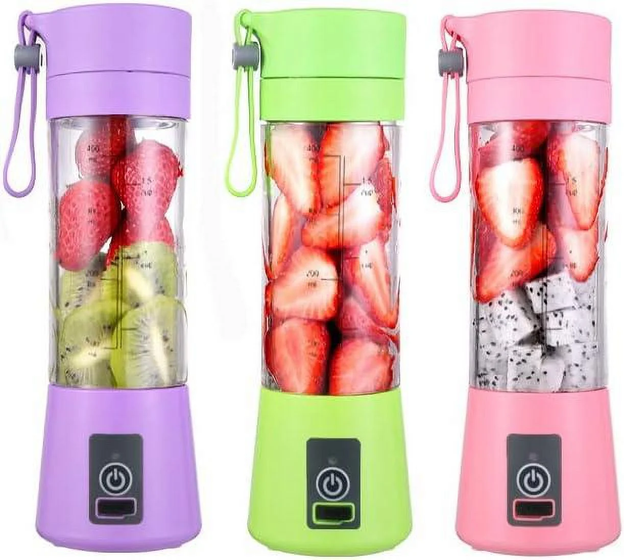 Personal Mixer Fruit Ice Crushing Rechargeable USB, Mini Blender for Smoothie, Fruit Juice, Milk Shake