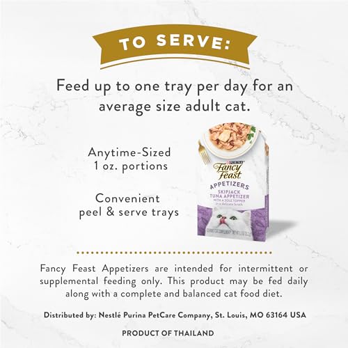 Purina Fancy Feast Gourmet Wet Cat Food Variety Pack, Petites Gravy Collection, break-apart tubs, 48 servings - (Pack of 24) 2.8 oz. Tubs