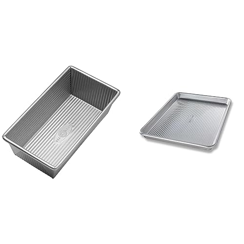 USA Pan Nonstick Standard Bread Loaf Pan, 1 Pound, Aluminized Steel