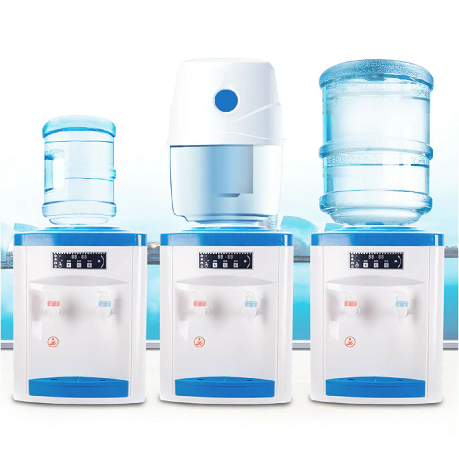 TOOL1SHOoo Hot and Cold Water Dispenser 5 Gallon Top Mounted Water Dispenser