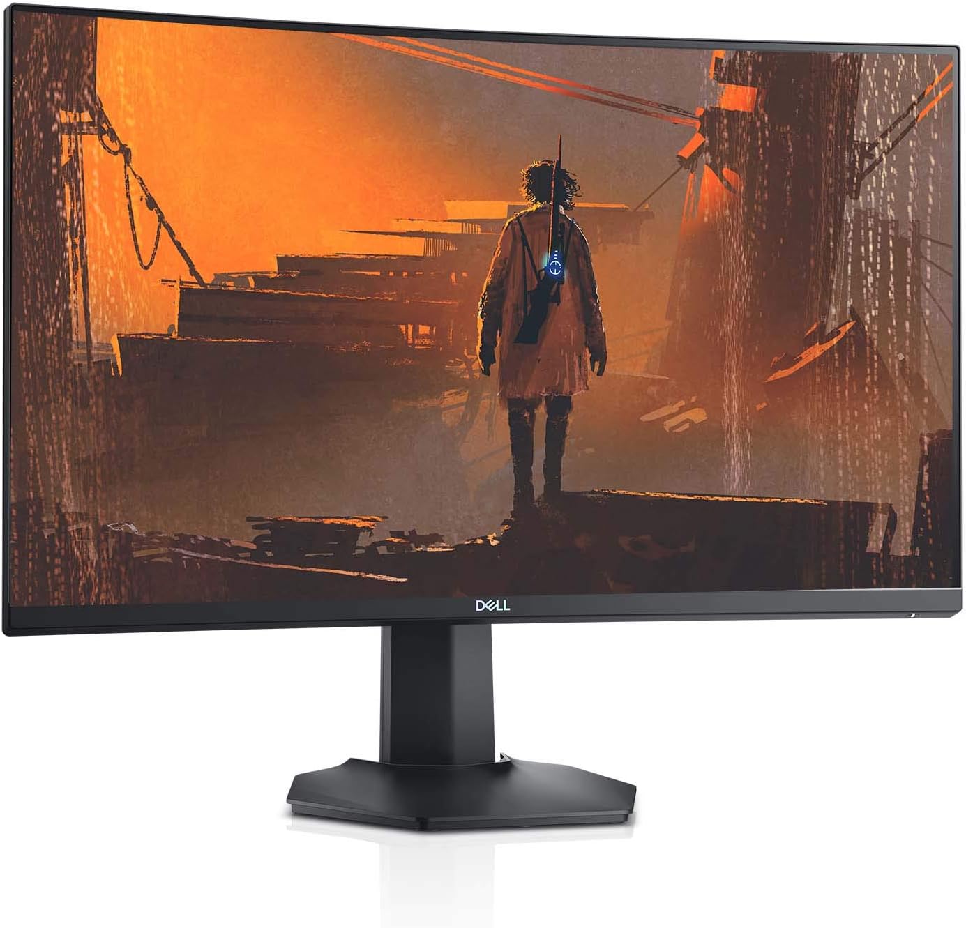 Dell 144Hz Gaming 27 Inch Curved Monitor with FHD (1920 x 1080) Display, Nvidia G-Sync and AMD FreeSync HDMI, DisplayPort, VESA Certified, Gray - S2721HGF