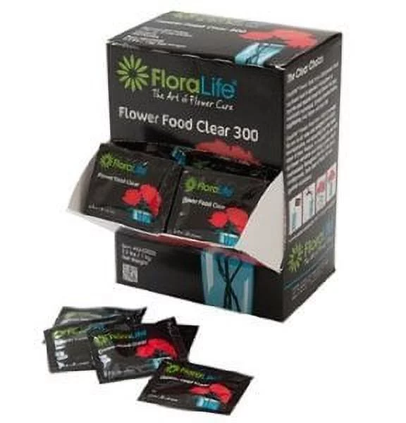 Cut Flower Food Floralife Crystal Clear 200 powdered packets 2.2 Lbs