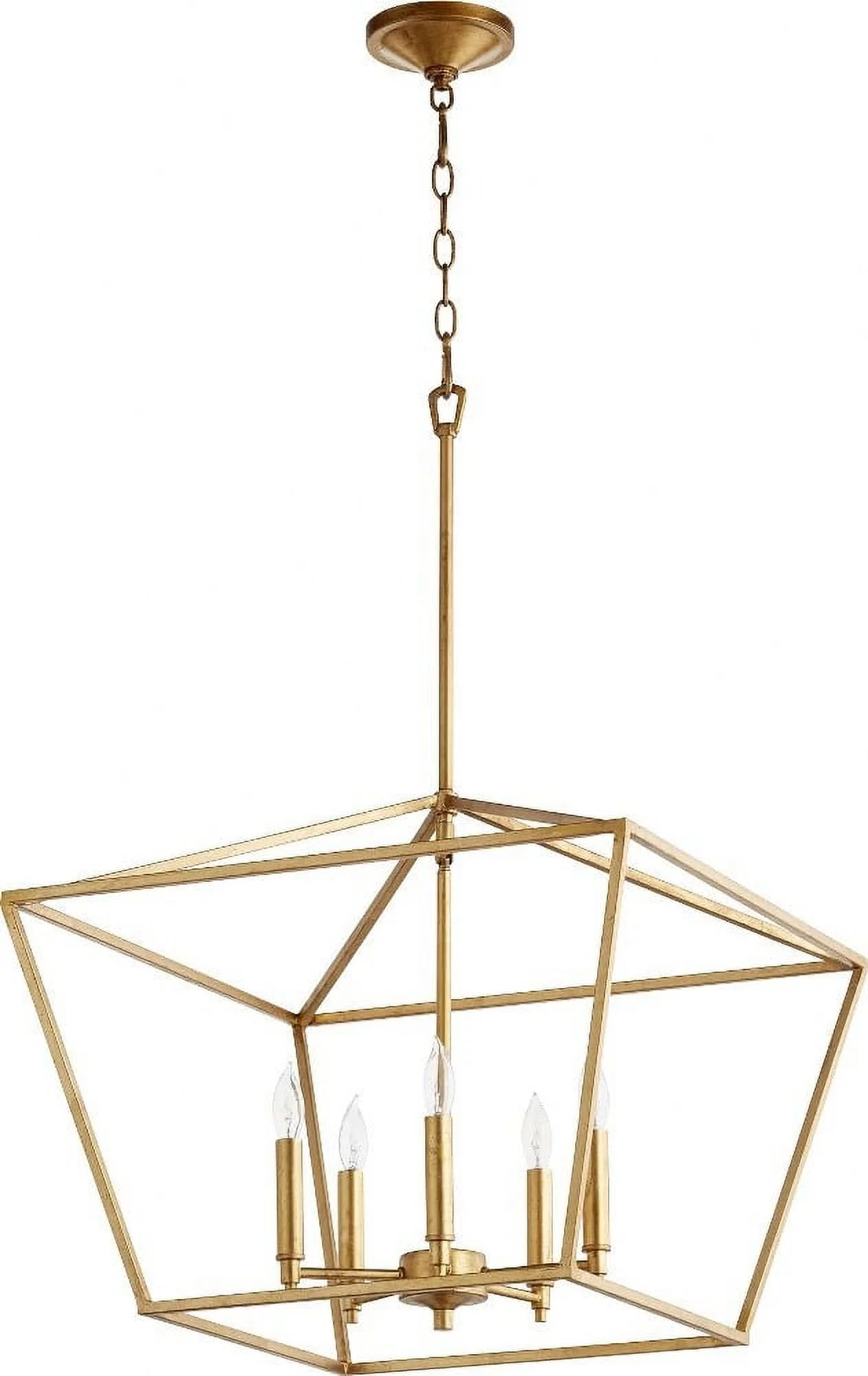 Quorum Lighting - Five Light Chandelier - Gabriel - 5 Light Nook Pendant in