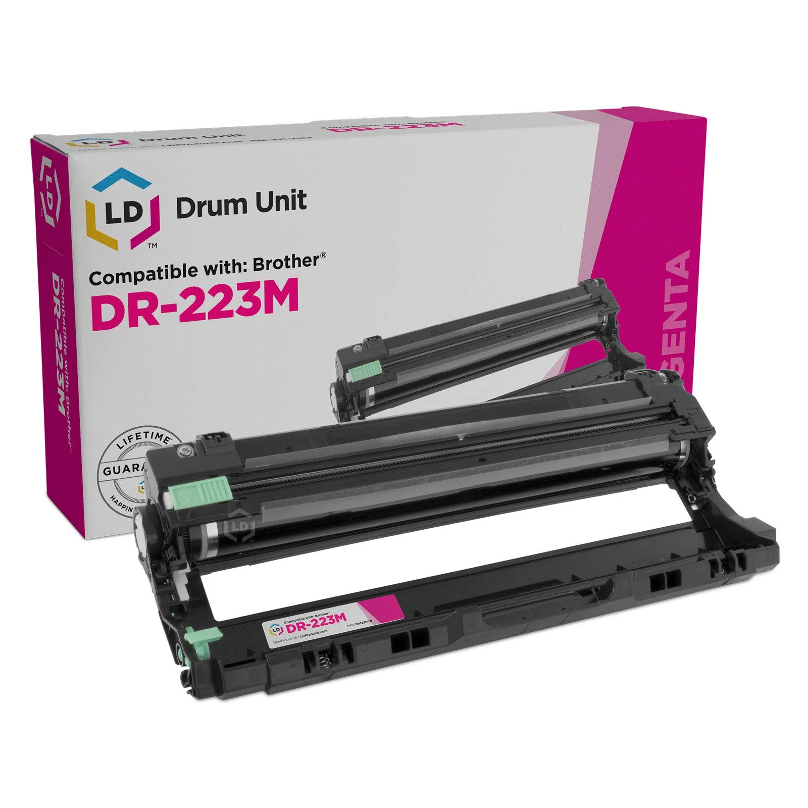 LD Products Compatible Drum Unit Replacement for Brother DR223 DR-223M (Magenta, Single-Pack) for use in HL-L3210CW, HL-L3230CDW, HL-L3270CDW, HL-L3290CDW, MFC-L3710CW, MFC-L3750CDW, MFC-L3770CDW