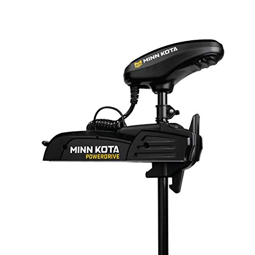 Minn Kota Pontoon Bow-Mount Electric Trolling Motor with PowerDrive Foot Pedal, 55 Lb. Thrust, 48 in. Shaft, Freshwater