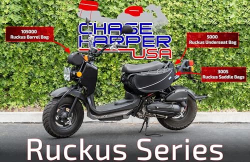 Ruckus 5000 Under The Seat Bag - Compatible with All Ruckus Model Years With Stock Frame - Water and Tear-Resistant, Industrial Grade 1000D Nylon – Backwoods Camo