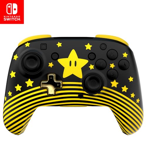 Turtle Beach Rematch Wireless Controller: Invincible Mario - Nintendo Switch/Switch Lite/Switch - OLED Model, Nintendo Switch 2, Glows in the Dark, Rechargeable Battery
