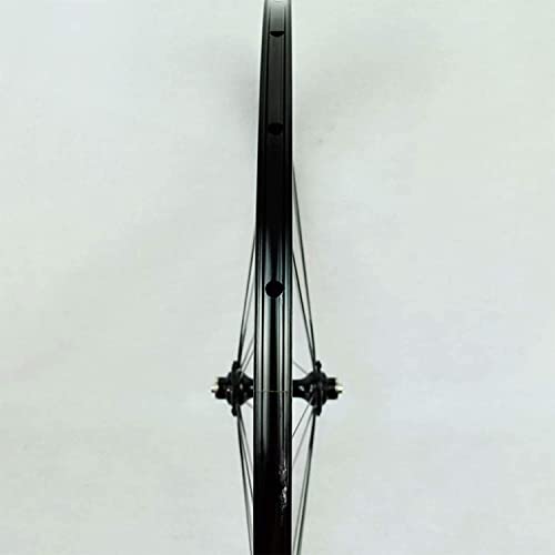 700C Road Bike Wheelset,40MM Flat Bar 4 Bearing Quick Release Bike Wheelset 7-12 Speed C Brake V Brake Front 2 Rear 4 Bearings