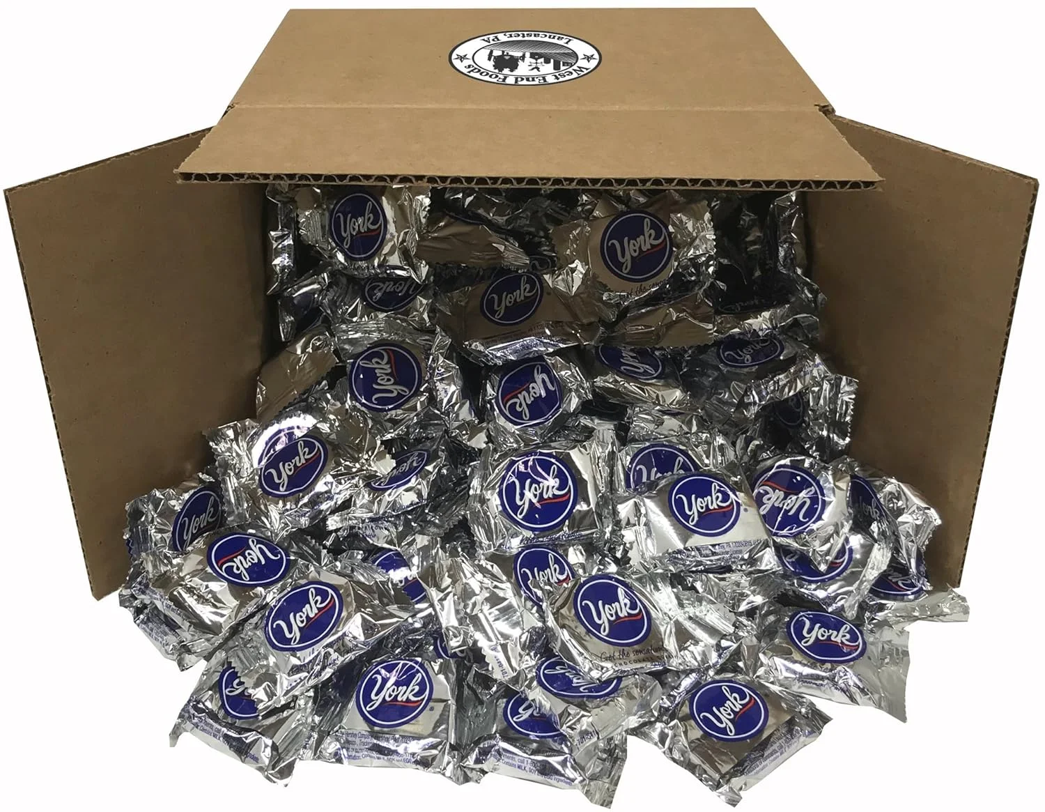 Bundle Of York Peppermint Dark Chocolate Patty Bulk Candy (5Lb)
