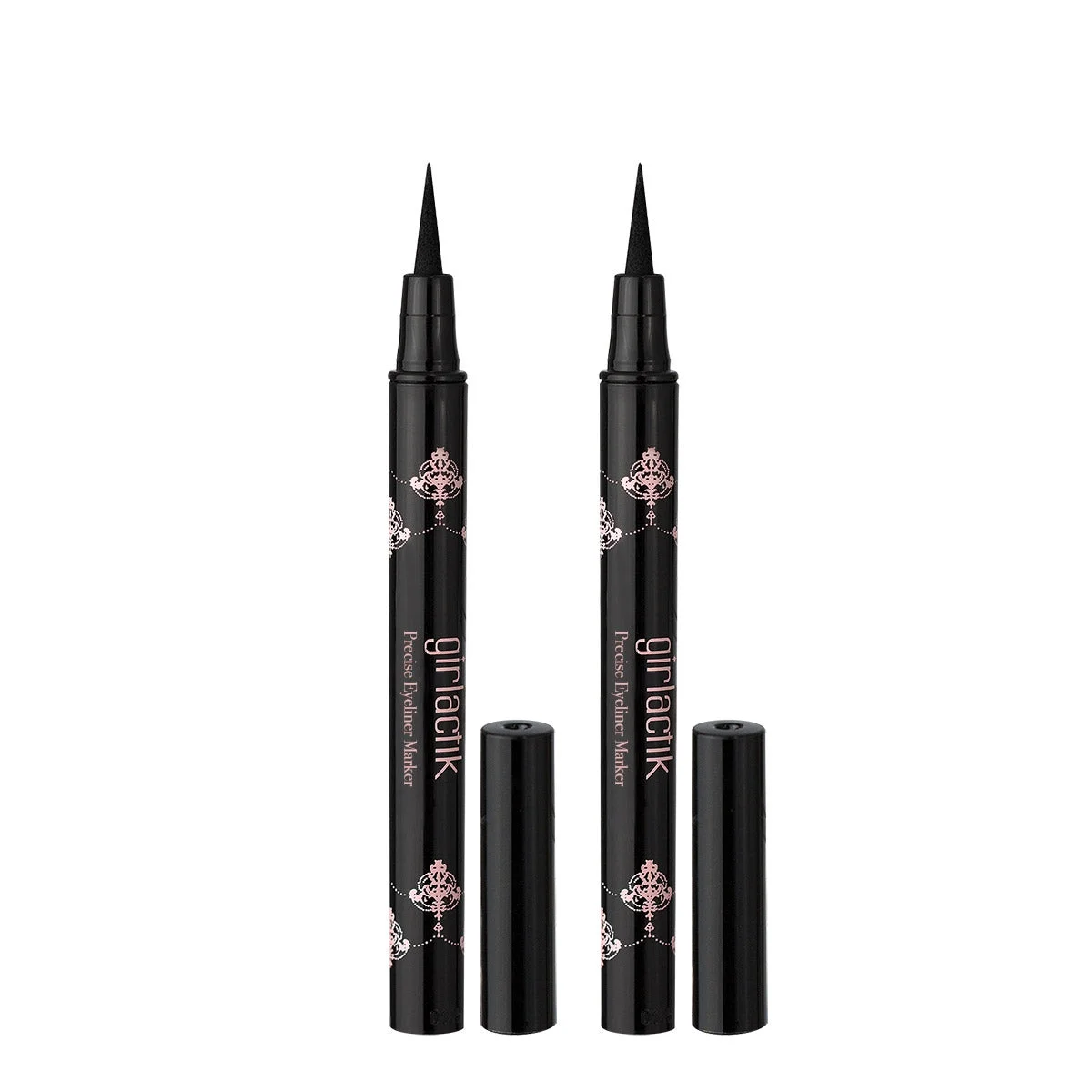 Girlactik Precision Eyeliner Marker Duo with Complimentary Smudge Eraser Stick