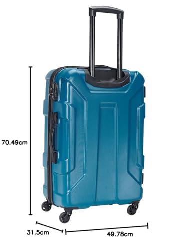 Samsonite Centric Hardside Expandable Luggage with Spinner Wheels, Blue Slate, Carry-On 20-Inch