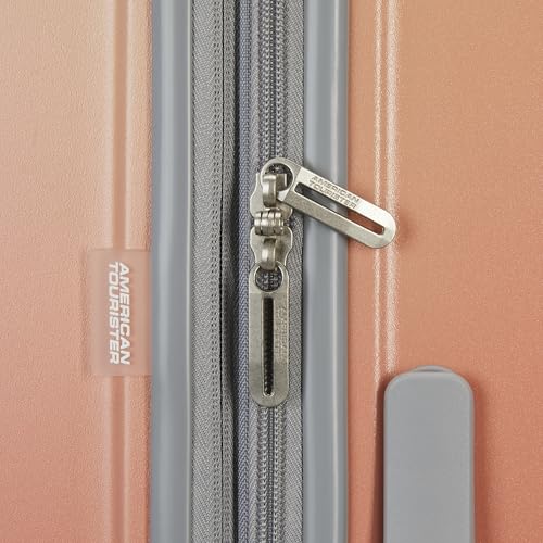 American Tourister Moonlight Hardside Expandable Luggage with Spinner Wheels, Blue Terazzo, 2-Piece Set (20/28)