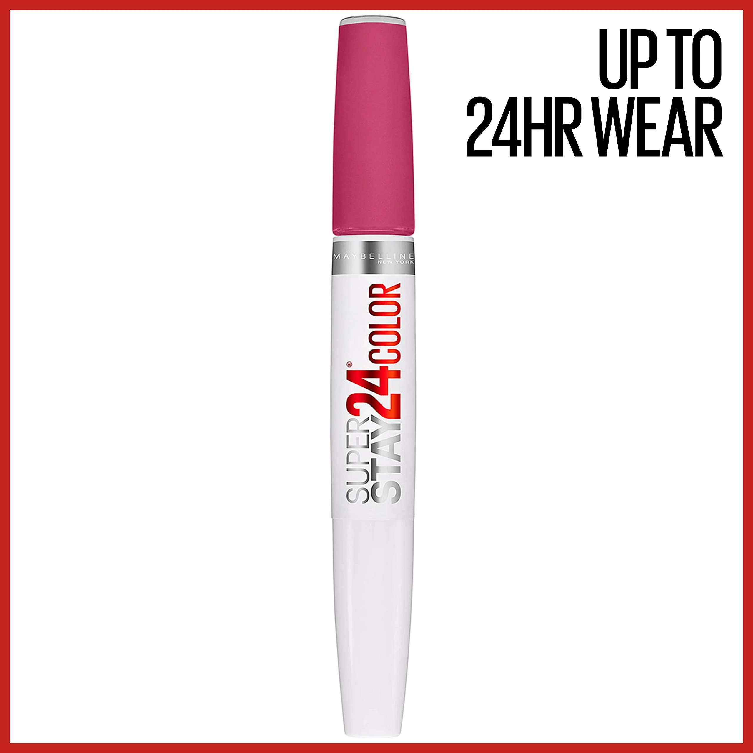 Maybelline Superstay 24, 2-Step Liquid Lipstick, Stay Scarlet