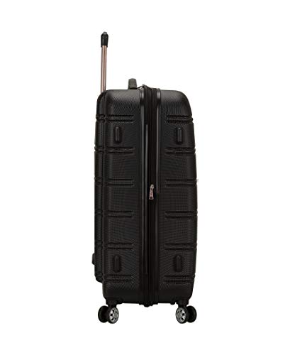 Rockland Melbourne Hardside Expandable Luggage with Spinner Wheels, 2TONEBLUE, 2 Piece (20/28)
