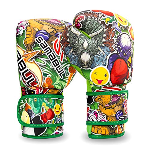 Sanabul Sticker Bomb Adult Boxing Gloves Kickboxing MMA training Punching Heavy Bag