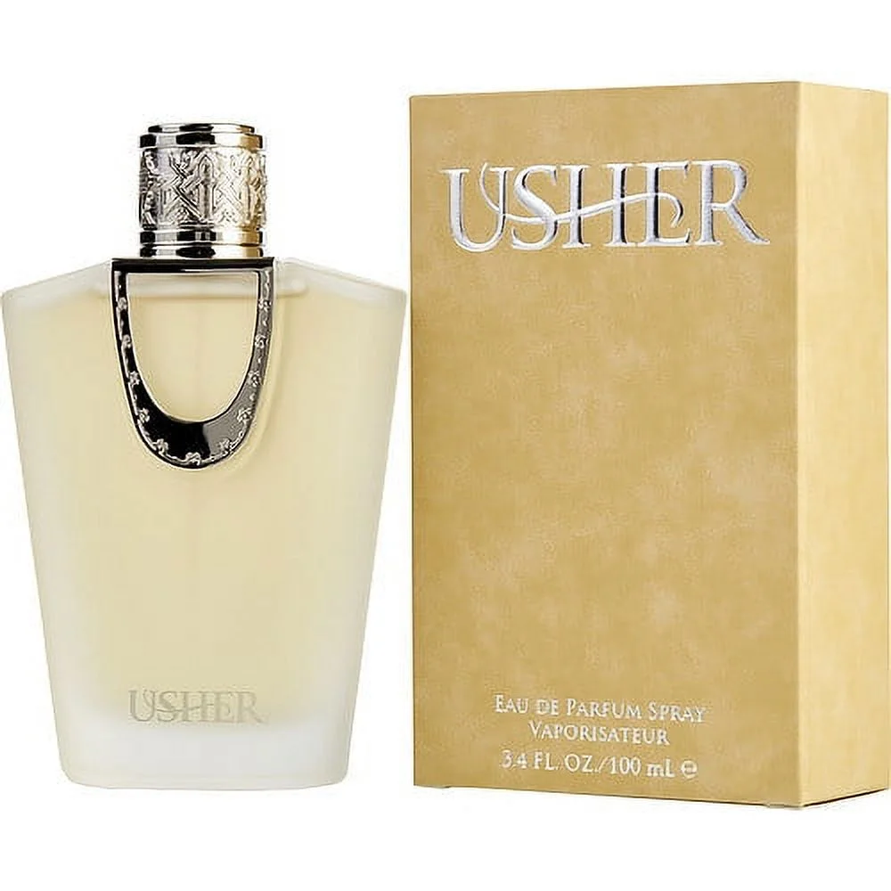 USHER by Usher EAU DE PARFUM SPRAY 3.4 OZ - Women's Fragrance - Captivating Peach, Freesia, Osmanthus, Jasmine, Honeysuckle