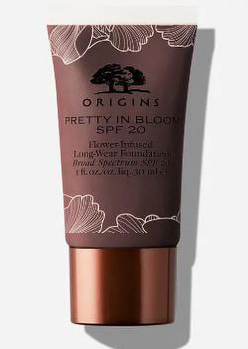 ORIGINS  PRETTY IN BLOOM Flower-Infused Long-Wear Foundation SPF20 740 VERY DEEP COOL