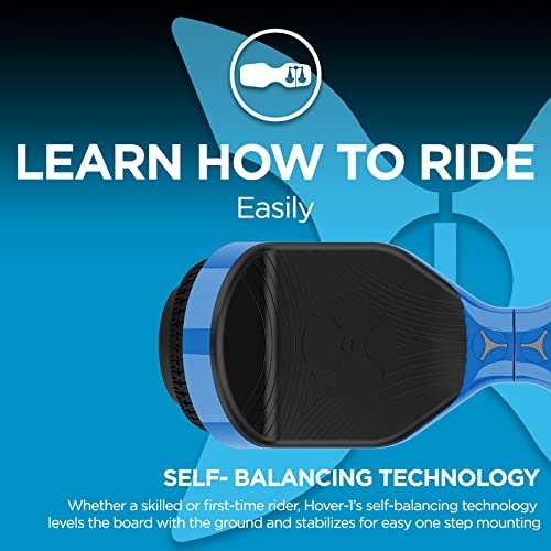Hover-1 Axle Hoverboard | 7MPH Top Speed, 3MI Range, LED Headlights & Wheels, Easy to Learn for Kids/Youth