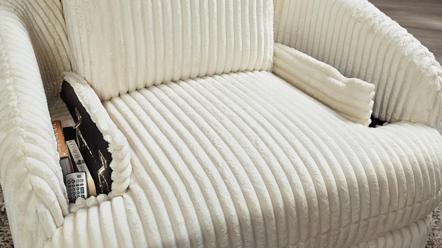 Signature Design by Ashley Tie-Breaker Swivel Glider Recliner, 40