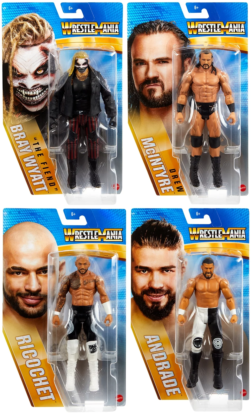 WWE Series WrestleMania 37 - Complete Set of 4