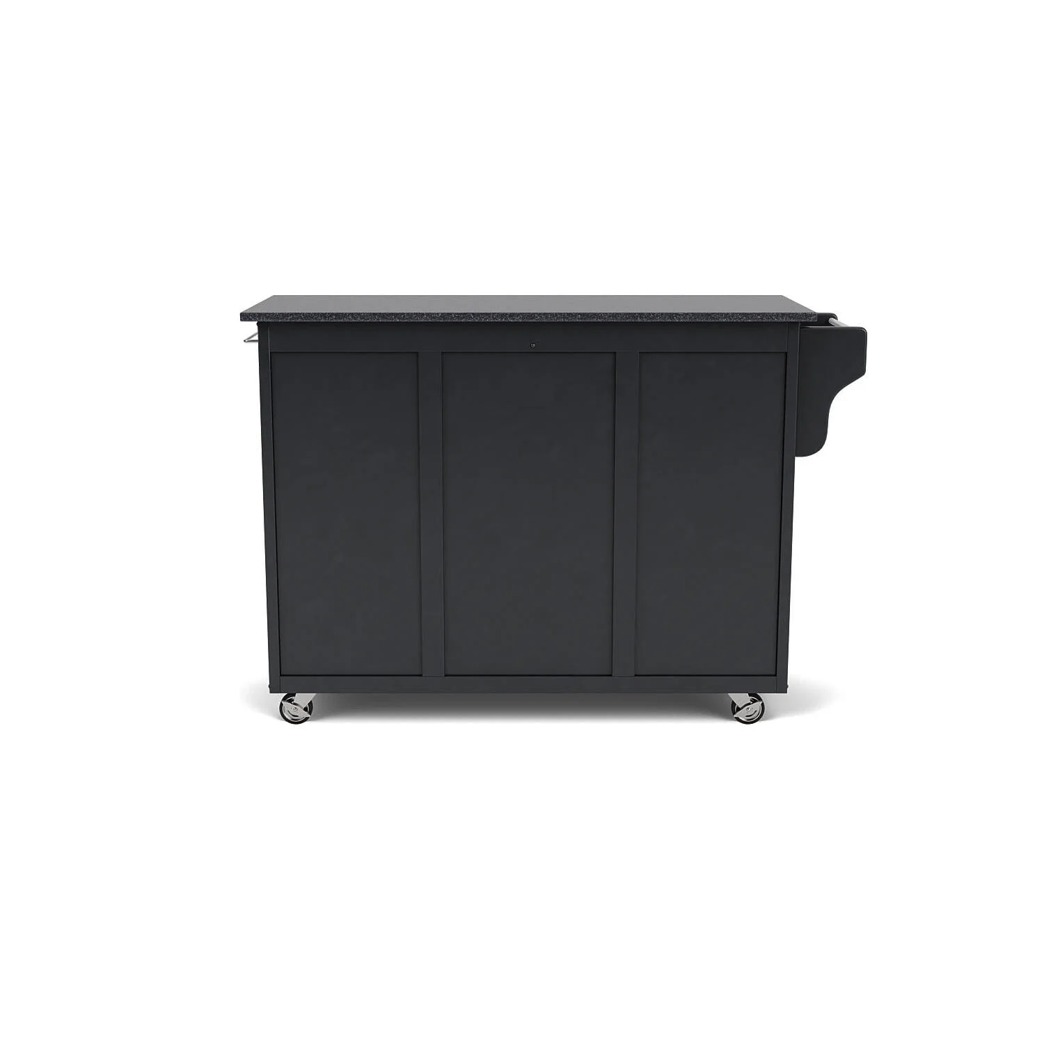 Homestyles Create-a-Cart Wood Rolling Kitchen Cart in Black