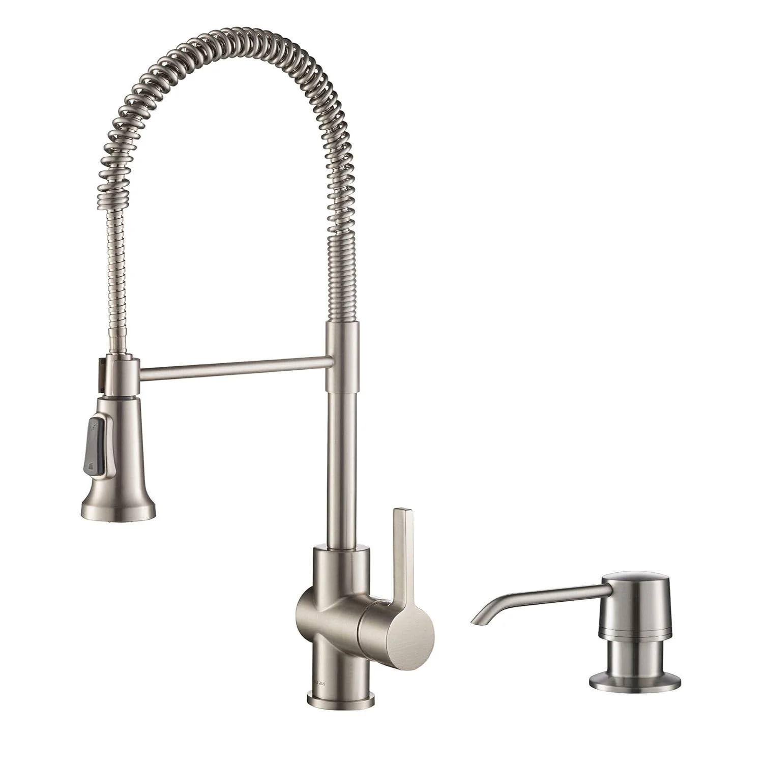 JIAH Britt Commercial Style Kitchen Faucet in Spot Free Antique Champagne Bronze, KPF-1690SFACB