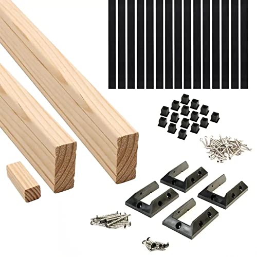 ProWood 6 ft. Cedar Rail Kit with Aluminum Square Balusters