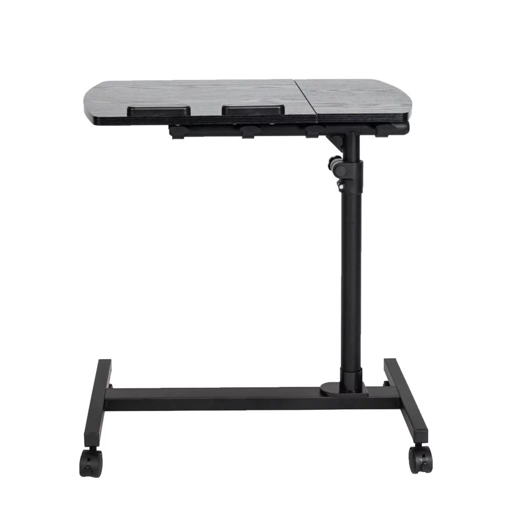 Ktaxon Adjustable Black Laptop Desk Rolling Cart Sofa Over Bed Notebook Table Stand