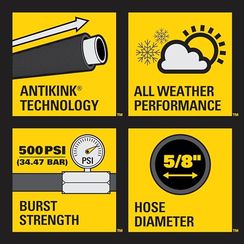 Stanley Fatmax Professional Grade Water Hose, 50' x 5/8