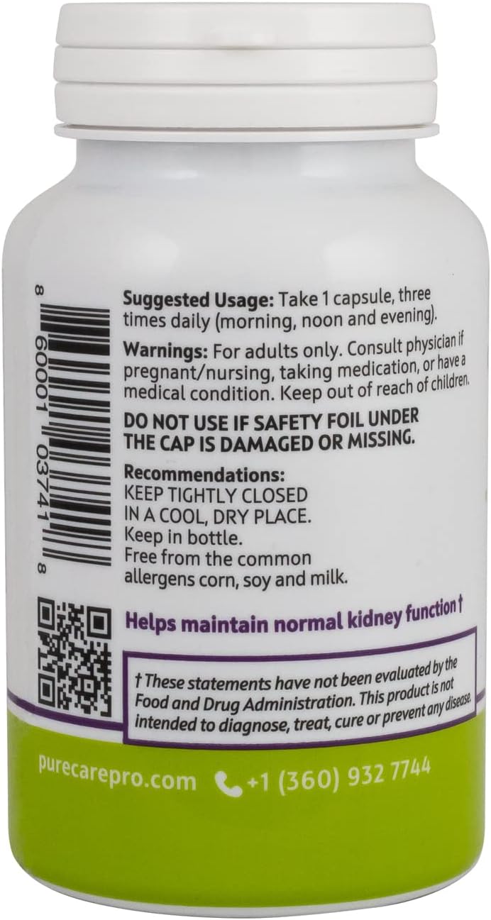 Renohelp Powerful All-Natural Kidney Support Supplement for Healthy Kidney Function, Creatinine Levels and Glomerular Filtration, Vegan & Gluten Free* (90 Capsules)