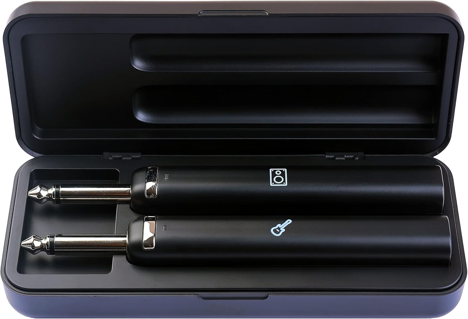 BrianFay Wireless System LITE Rechargeable Can Last for 6 Hours UHF Band Transmitter Receiver for Guitar and Bass Audio Instruments (Black) (Guitar Version)