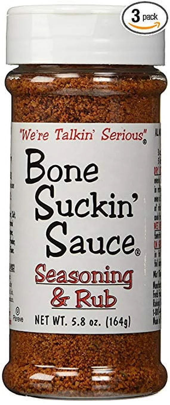 Bone Suckin' Seasoning & Rub, 5.8 oz (3 Count)