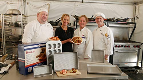 USA Pan Bakeware Pullman Loaf Pan with Cover, 13 x 4 inch, Nonstick & Quick Release Coating, Made in the USA from Aluminized Steel