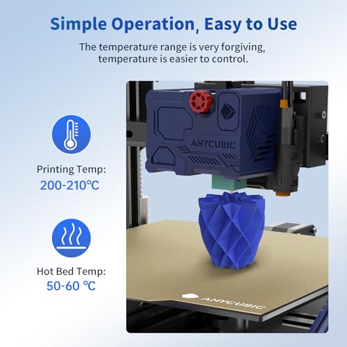 ANYCUBIC PLA Filament 1.75mm Bundle, 3D Printing PLA Filament 1.75mm Dimensional Accuracy +/- 0.02mm, 1KG Spool (2.2 lbs), 2KG Grey+Grey