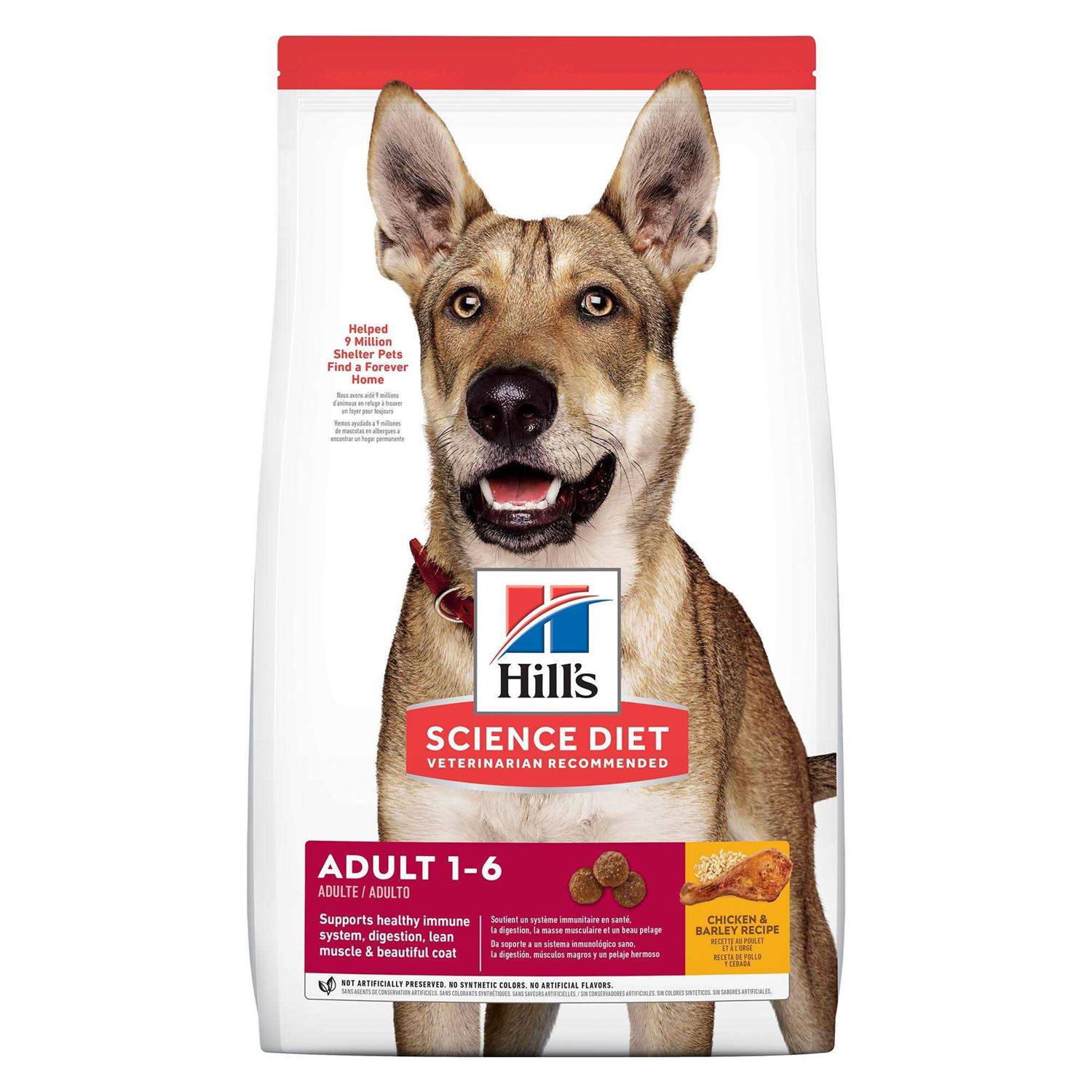 Hill's Science Diet Adult Chicken & Barley Dry Dog Food - Pet Supplies online store
