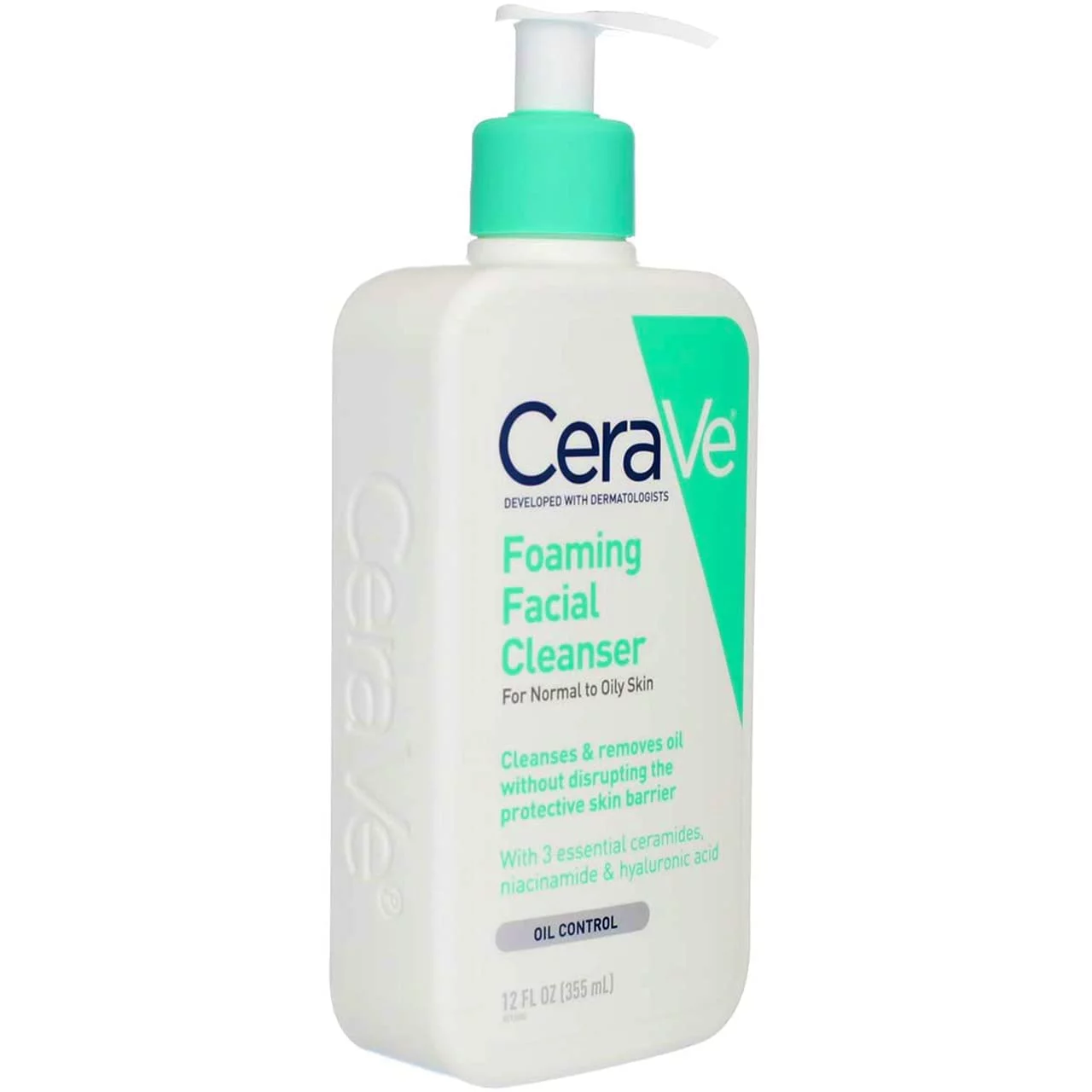 Cerave Foaming Facial Cleanser, 12 Ounce