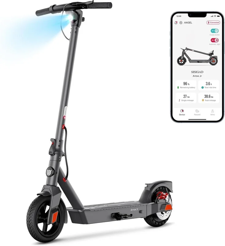 SISIGAD Electric Scooter for Adults, Peak 500W Motor, 8.5