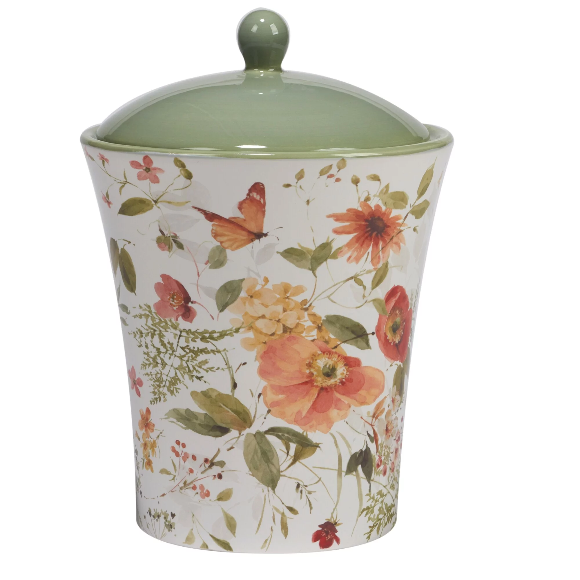 Certified International  Nature's Song 3 piece Canister Set, 54 oz., 72 oz., 104 oz. - 54 oz., 72 oz., 104 oz.