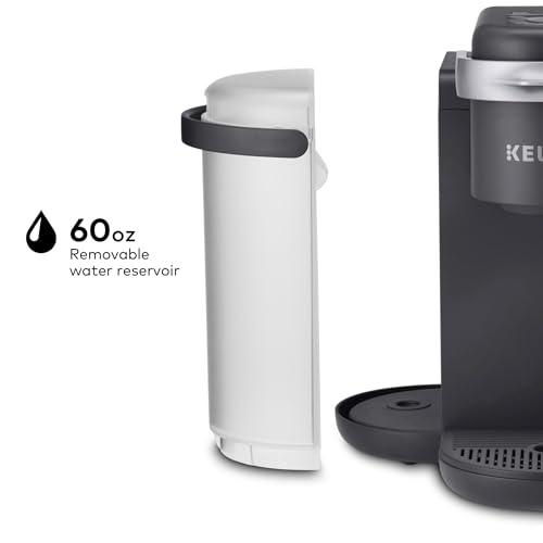 Keurig K-Cafe Single-Serve K-Cup Coffee Maker, Latte Maker and Cappuccino Maker, Comes with Dishwasher Safe Milk Frother, Coffee Shot Capability, Compatible with all Keurig K-Cup Pods, Dark Charcoal