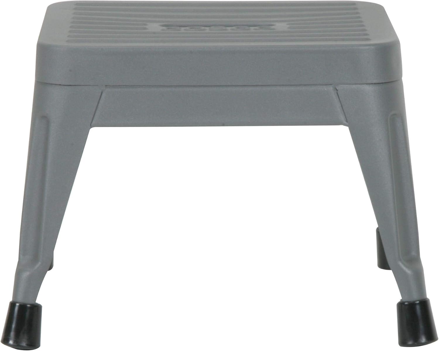 COSCO 1-Step Stackable Steel Step Stool, 2 Pack, Gray