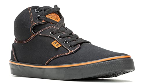 Harley-Davidson Men's Wrenford Canvas Motorcycle Casual Sneaker