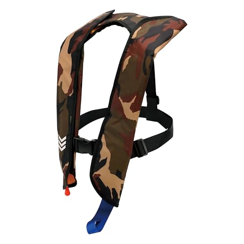 Automatic Inflatable Life Jackets for Adults Life Vests PFD Low Profile Load Capacity Up to 330lbs