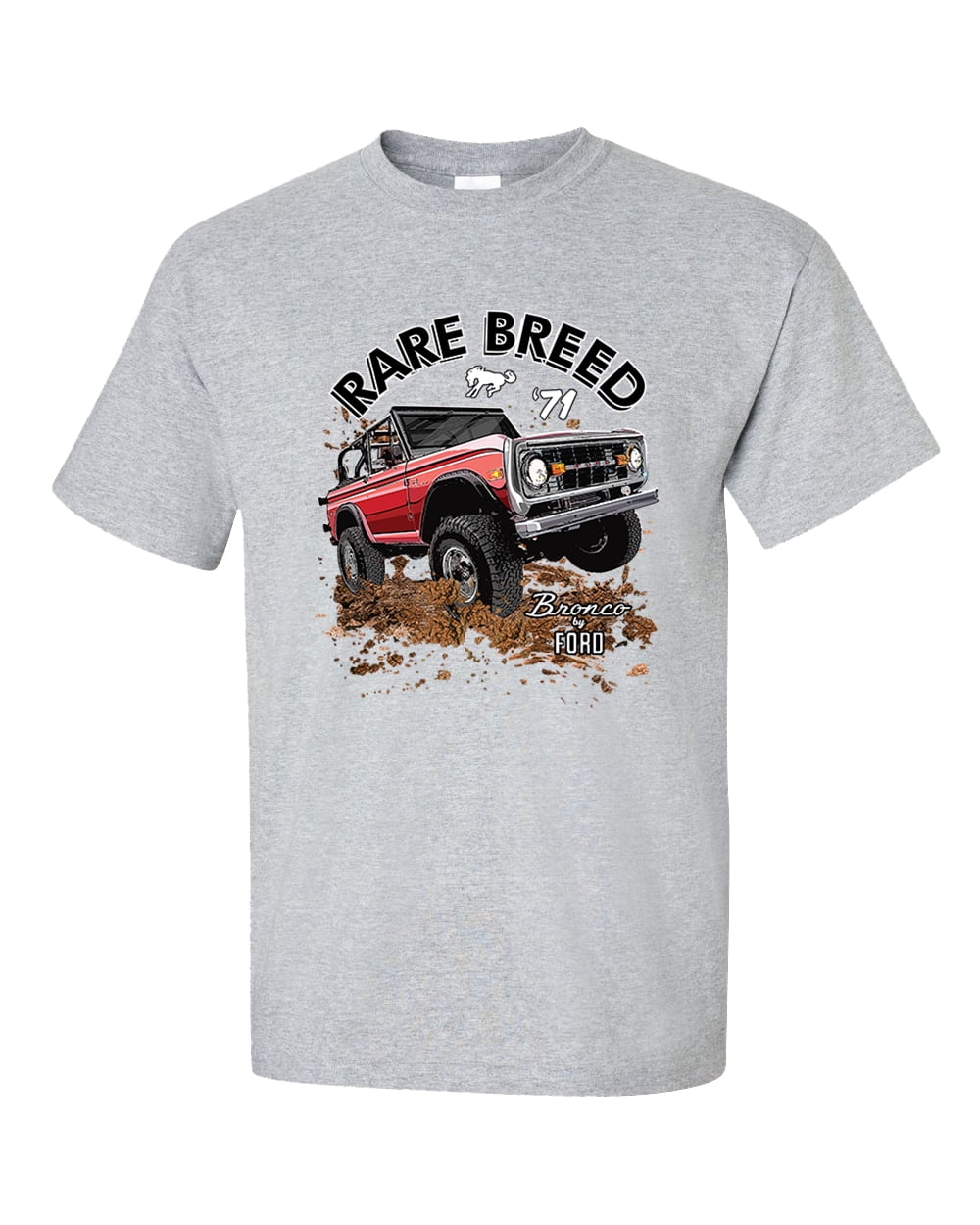 Ford Bronco Rare Breed Unisex Short Sleeve T-shirt-Sports Grey-Medium