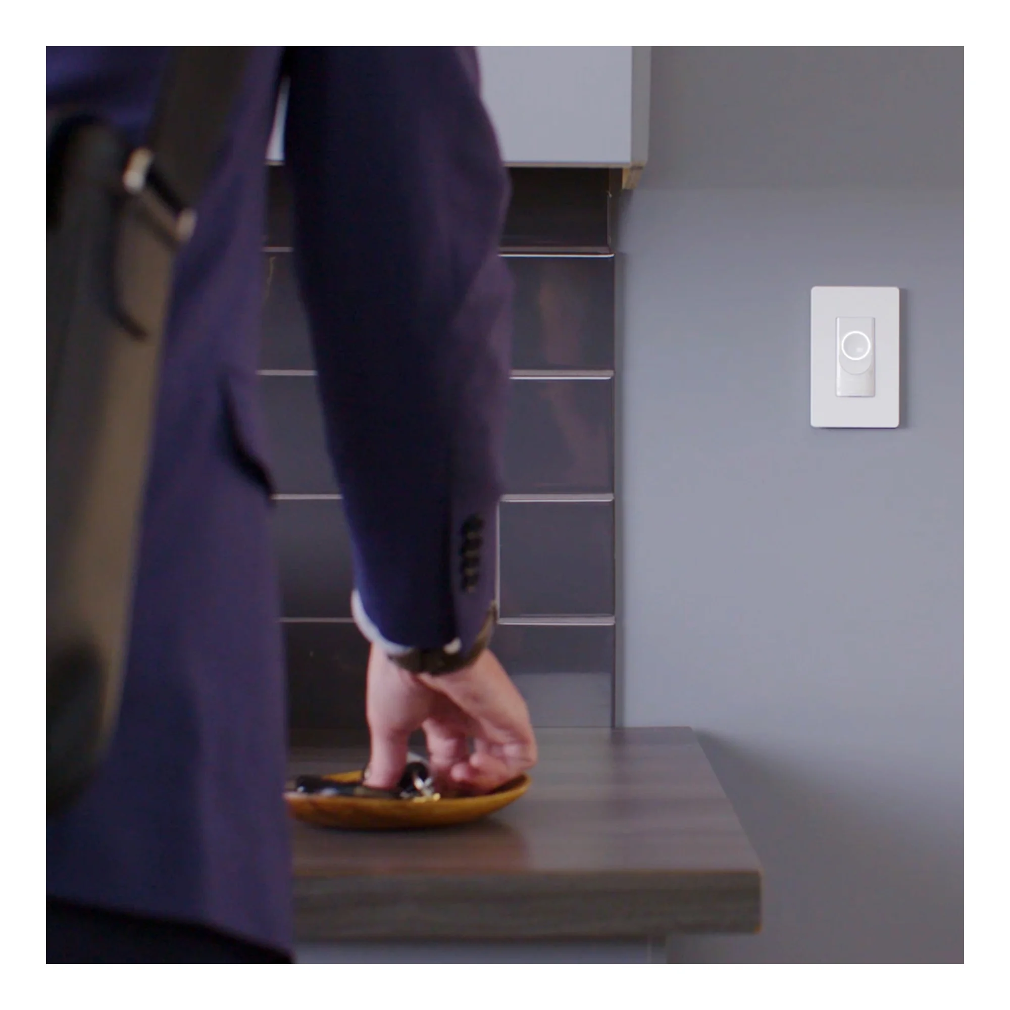 C by GE on/Off Dimmer No Neutral Smart Light Switch, White