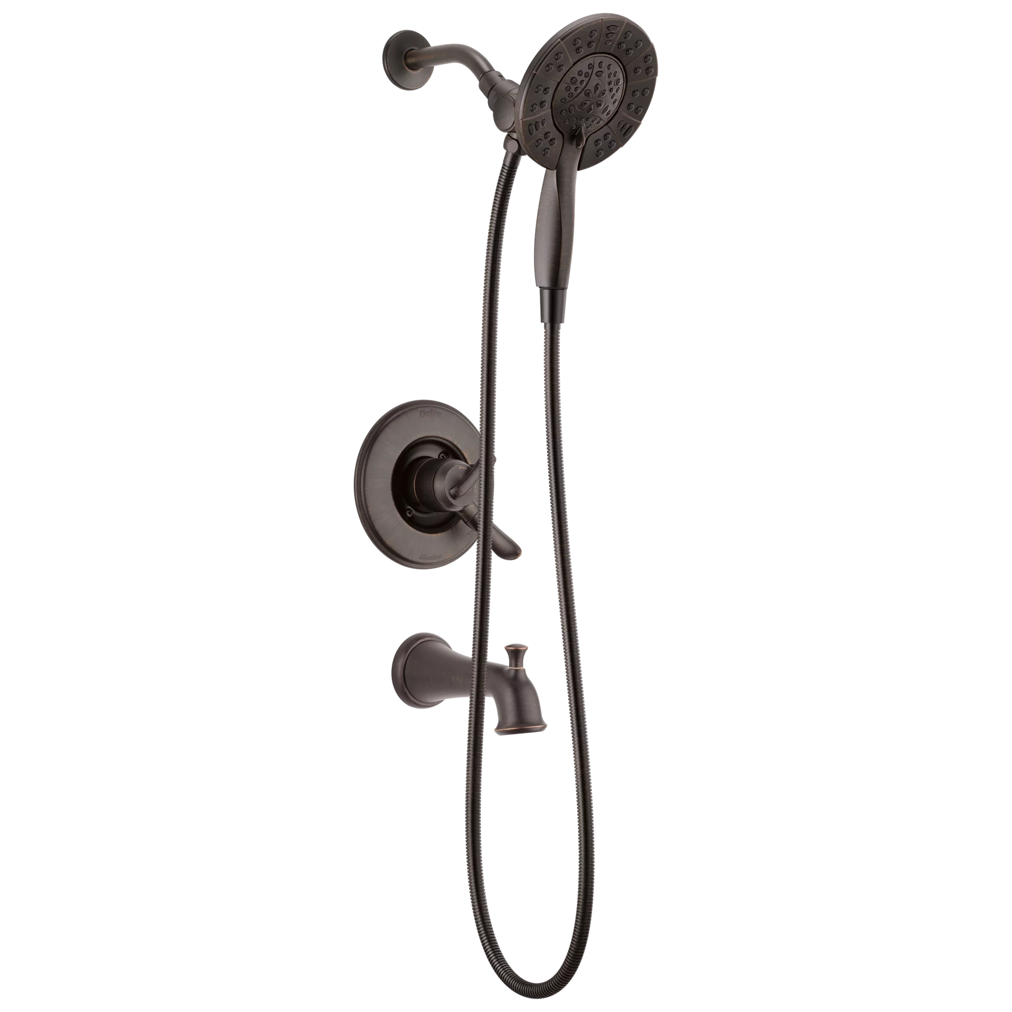 Delta Linden Monitor 17 Series Tub & Shower Trim with In2ition in Venetian Bronze T17494-RB-I Faucet